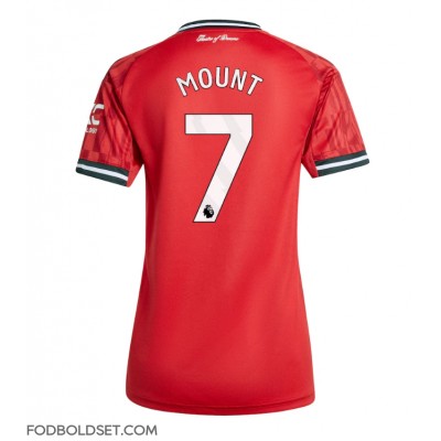 Manchester United Mason Mount #7 Hjemmebanetrøje Dame 2025-26 Kortærmet Manchester United Mason Mount #7 Hjemmebanetrøje Dame 2025-26 Kortærmet